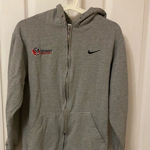 Nike zip up sweater - Ontario basketball size small men